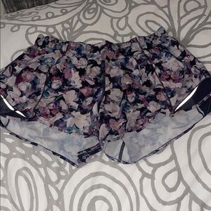 Lulu Lemon Floral Hotty Hot Short